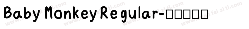 Baby Monkey Regular字体转换